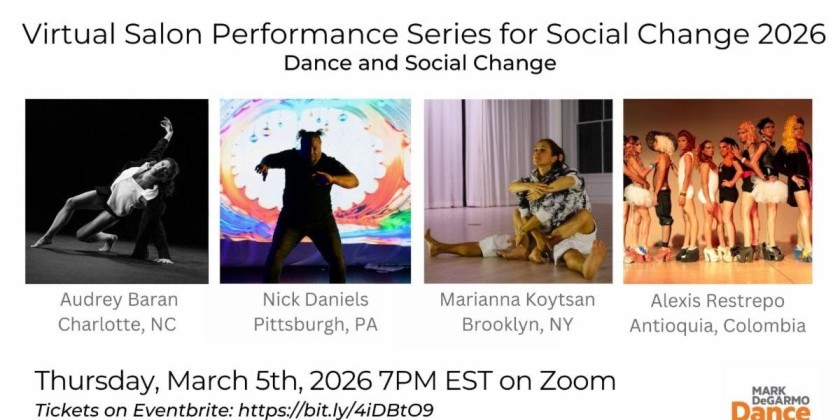 Community, Care and Support: Mark DeGarmo Dance's Virtual Salon Performance Series