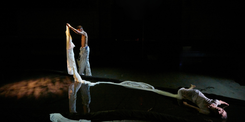 IMPRESSIONS: Eiko Otake and DonChristian Jones in "SOAK" at Harlem Stage