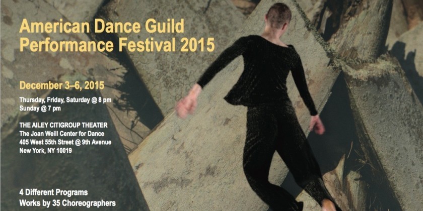 The American Dance Guild Performance Festival 2015