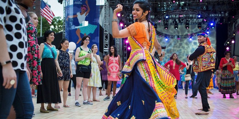 Lincoln Center Summer for the City India Week presents Social Dance: "Garba360" featuring Ujjval Vyas Musicals 