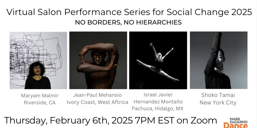 Virtual Salon Performance Series for Social Change (VSPS) 2025