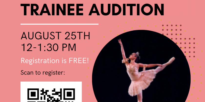 Register for Chevalier Ballet's FREE Trainee Auditions!